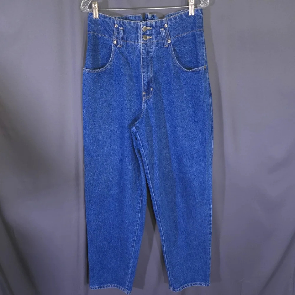 Vintage 80s Bonjour High Waisted Jeans‎ Womens Size 11/12